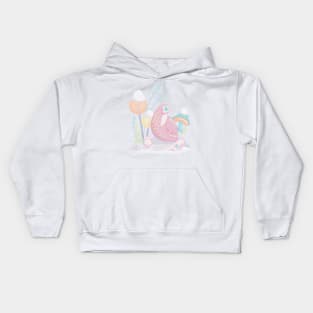 Button Candy Quail Kids Hoodie